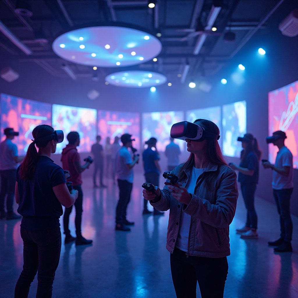 VR experience zone at GameCon