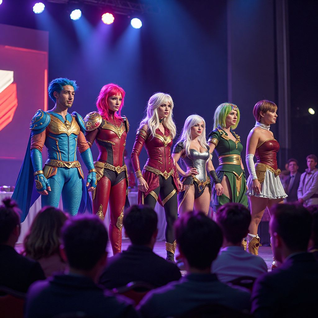 Cosplay competition at GameCon
