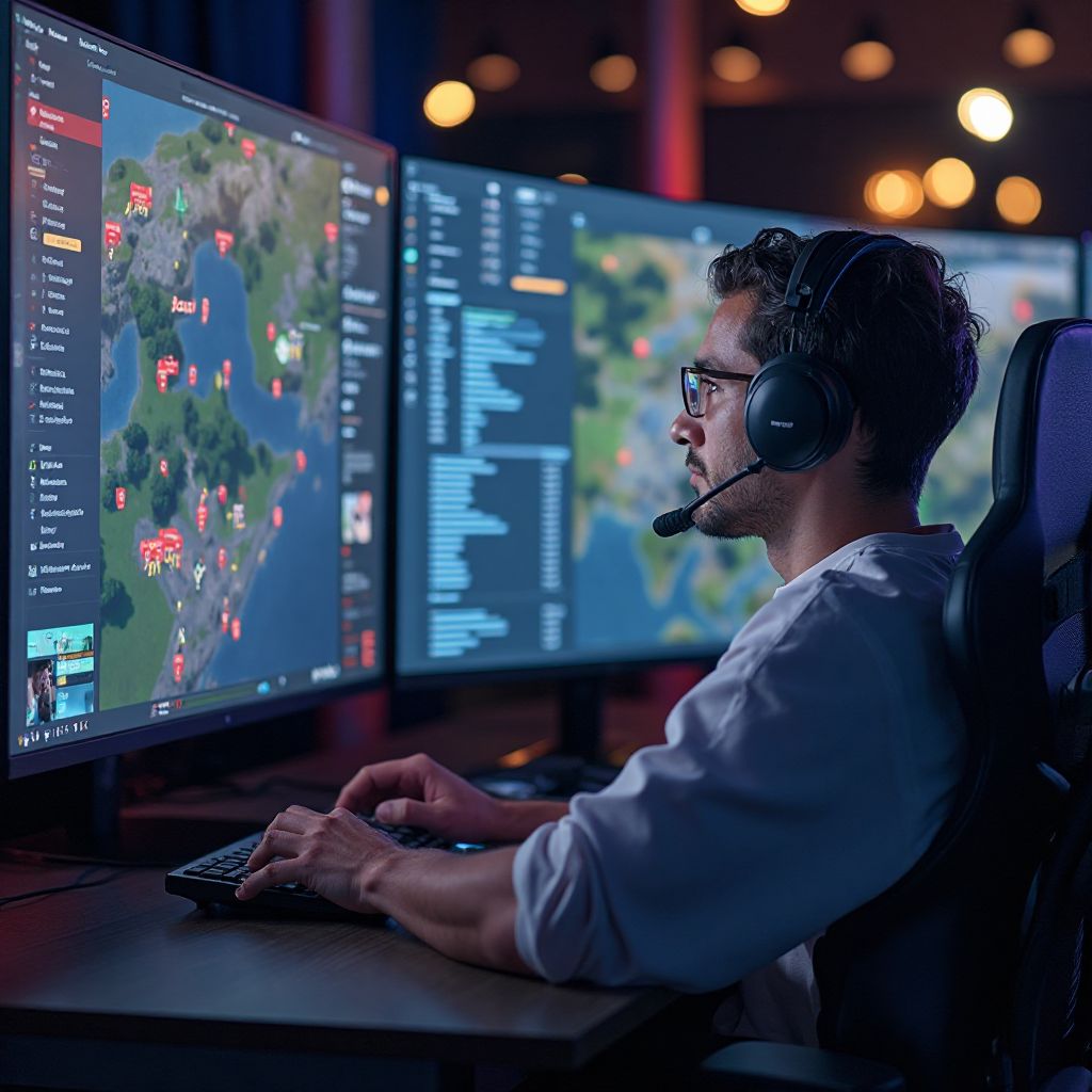 Esports coaching session