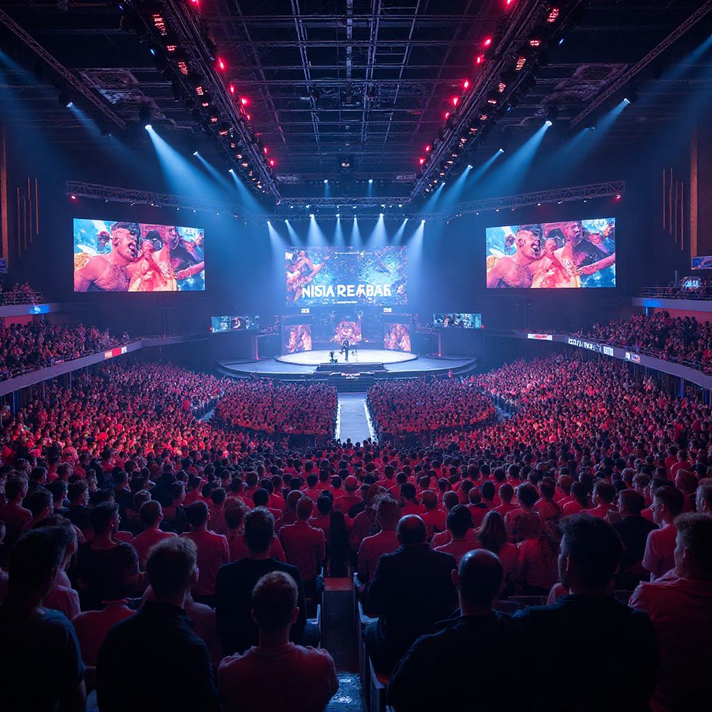 Main stage esports competition