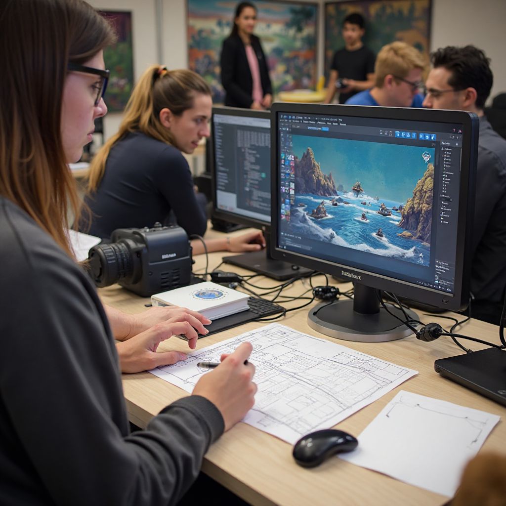 Game design workshop session